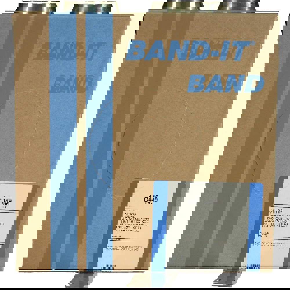 Band Clamps; Clamp Type: Banding ; Material: Stainless Steel ; Number of Pieces: 1 ; Material Grade: 200/300 ; Includes: 100/Roll ; System Of Measurement: Decimal Inch